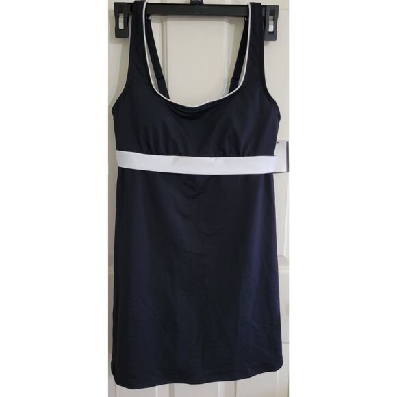 Land's End Sz 4 Underwire Tankini UPF 50 Swim, Tennis, Sports Top Dress New - Picture 2 of 5